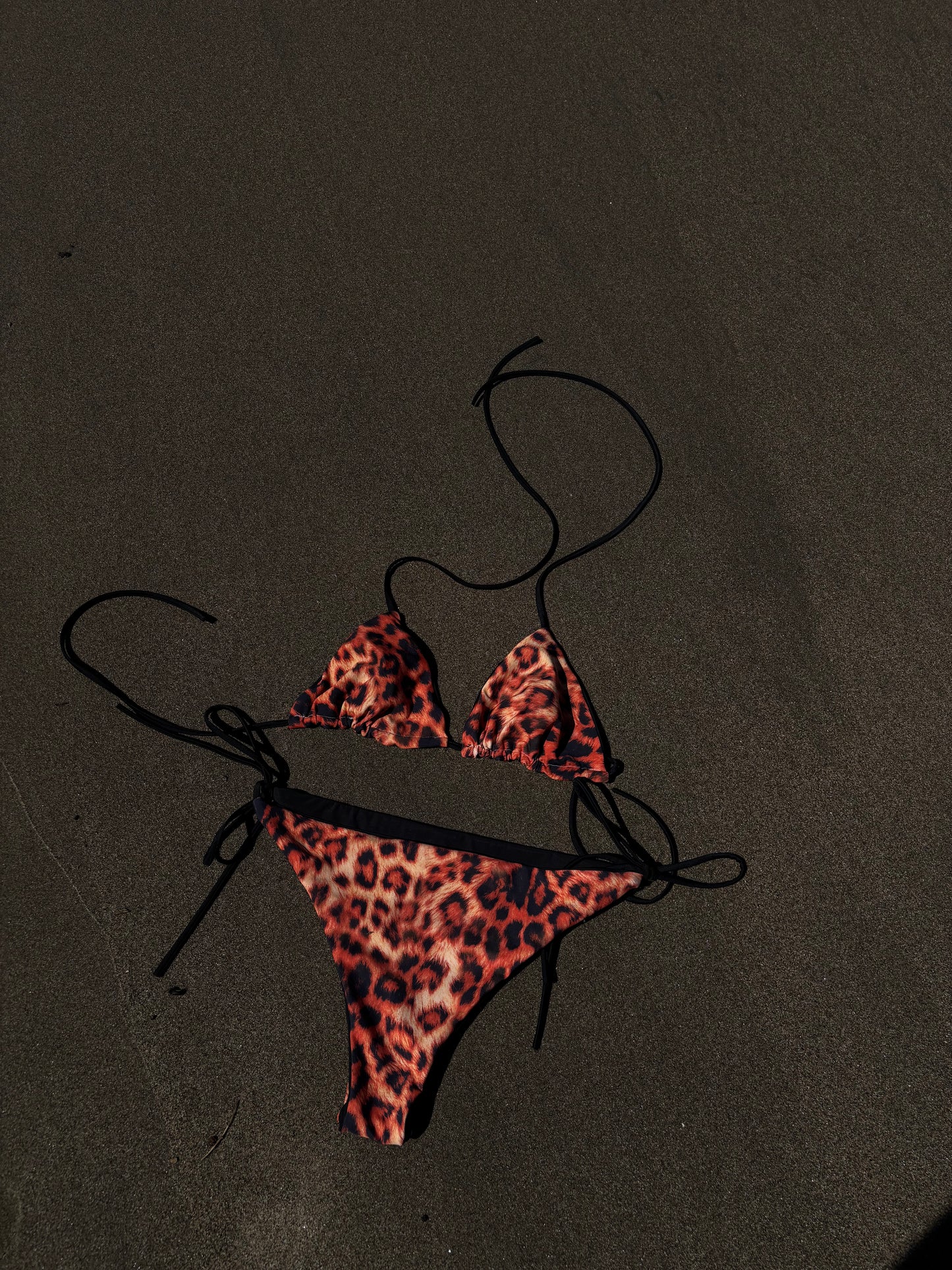 Fire Cheetah String Reversible Bottoms