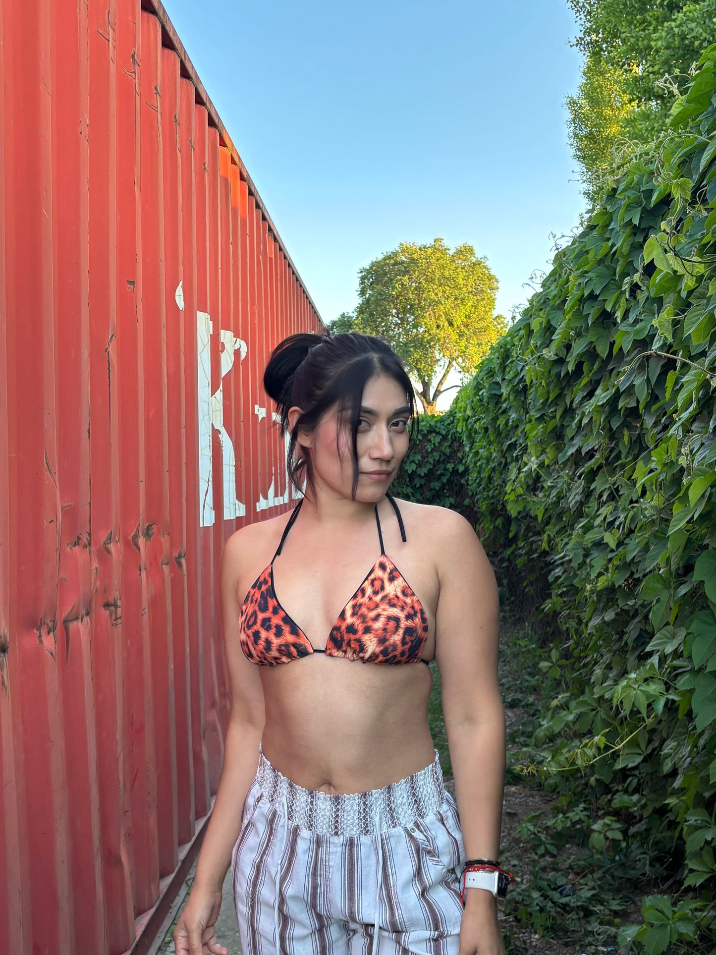 Fire Cheetah Reversible Top